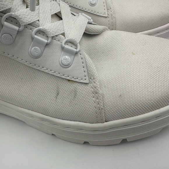 Dr Marten’s combs platform Combat white lace up boots size 9. - Picture 7 of 11